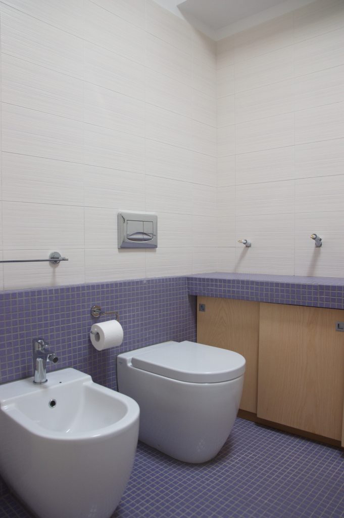 progetto della luce naturale in bagno