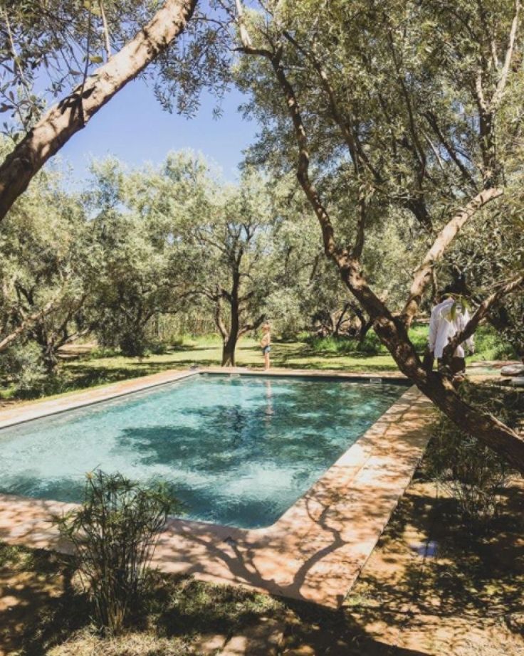 piscina della casa di campagna
