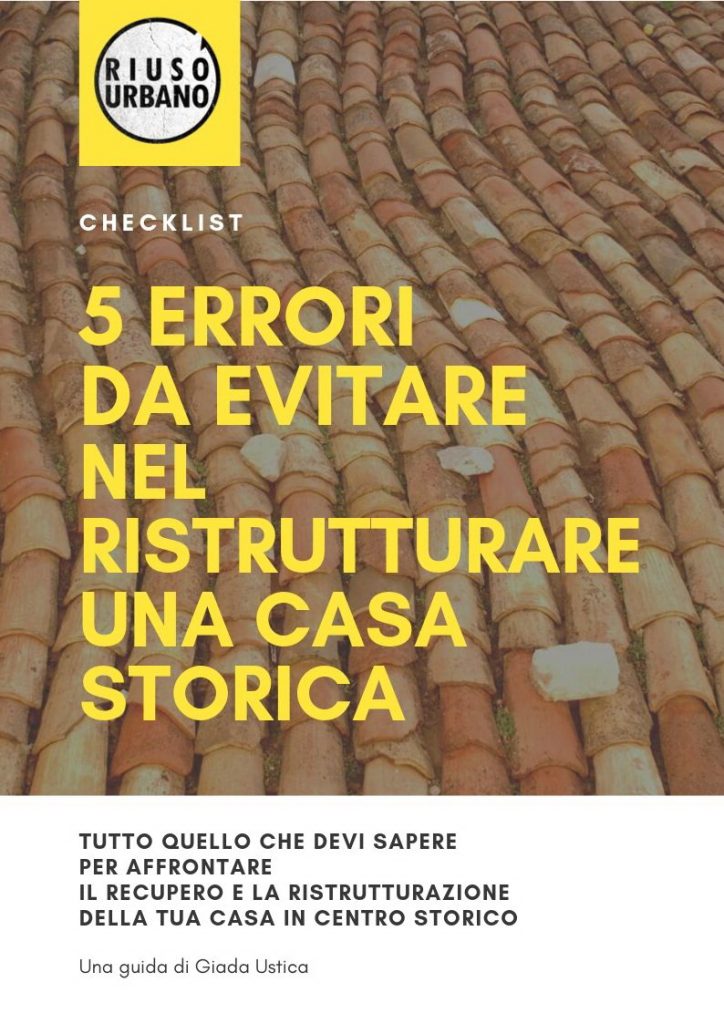 checklist ristrutturazione casa storica