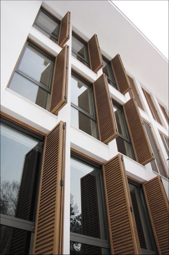tipologie di persiane moderne legno alluminio automatizzate